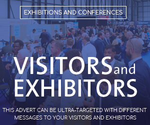 Advertise to visitors and exhibitors with targeted messages
