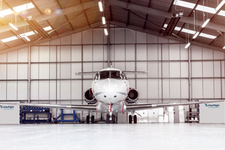 Four aircraft at a time can be housed in Interflight’s refurbished hangar.